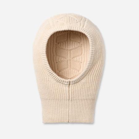 UGG® Balaclava met kabelpatroon in Cream, Nylon