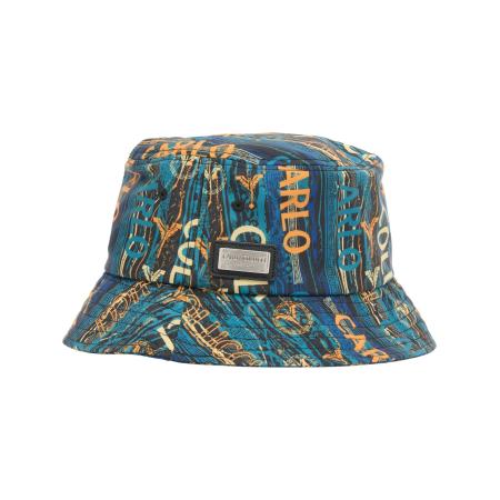 carlo colucci Carlo Colucci Hoed De Joannon crème / blauw / bruin / oranje / zwart