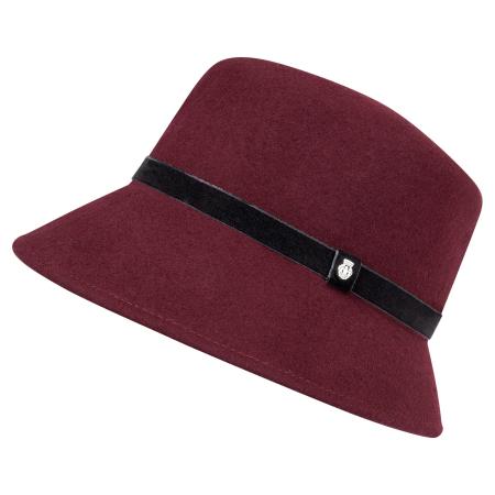 Roeckl Roeckl Hoed SUDBURY wijnrood / zwart