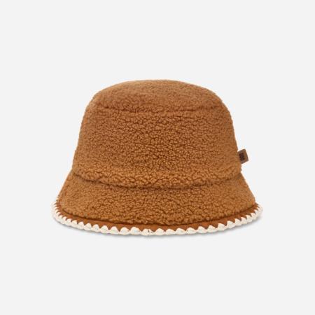 UGG®fluff Scalloped-hoed in Brown, Maat L/XL, Fleece