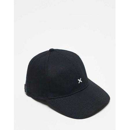 COLLUSION Unisex Pet met logo in zwart