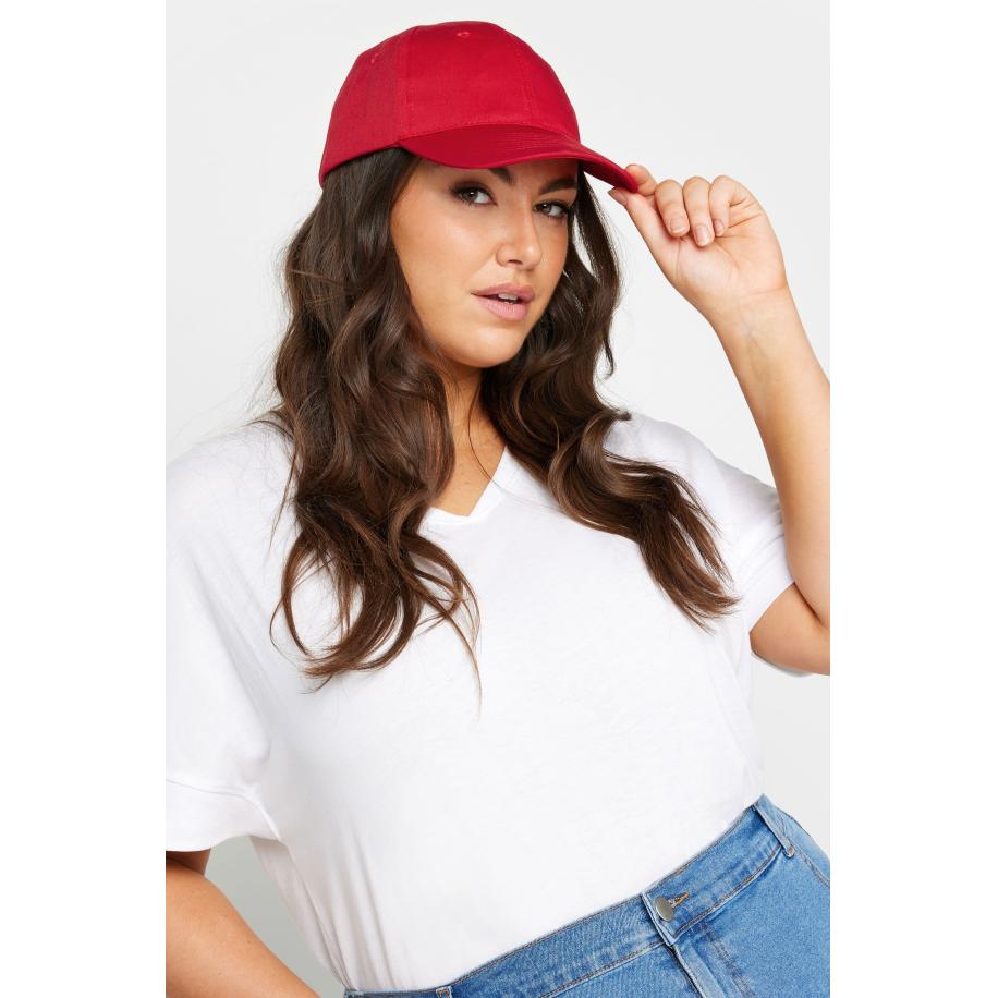 Yours Baseballpet In Roodsize One Size Rood