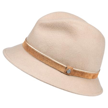 Roeckl Roeckl Hoed AVALLON beige / lichtbruin