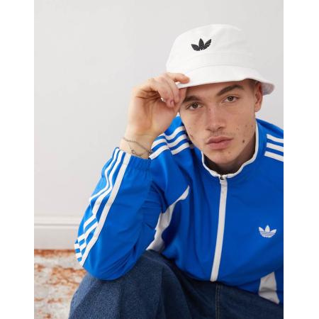 adidas Originals - adicolor - Bucket hat met Trefoil in wit