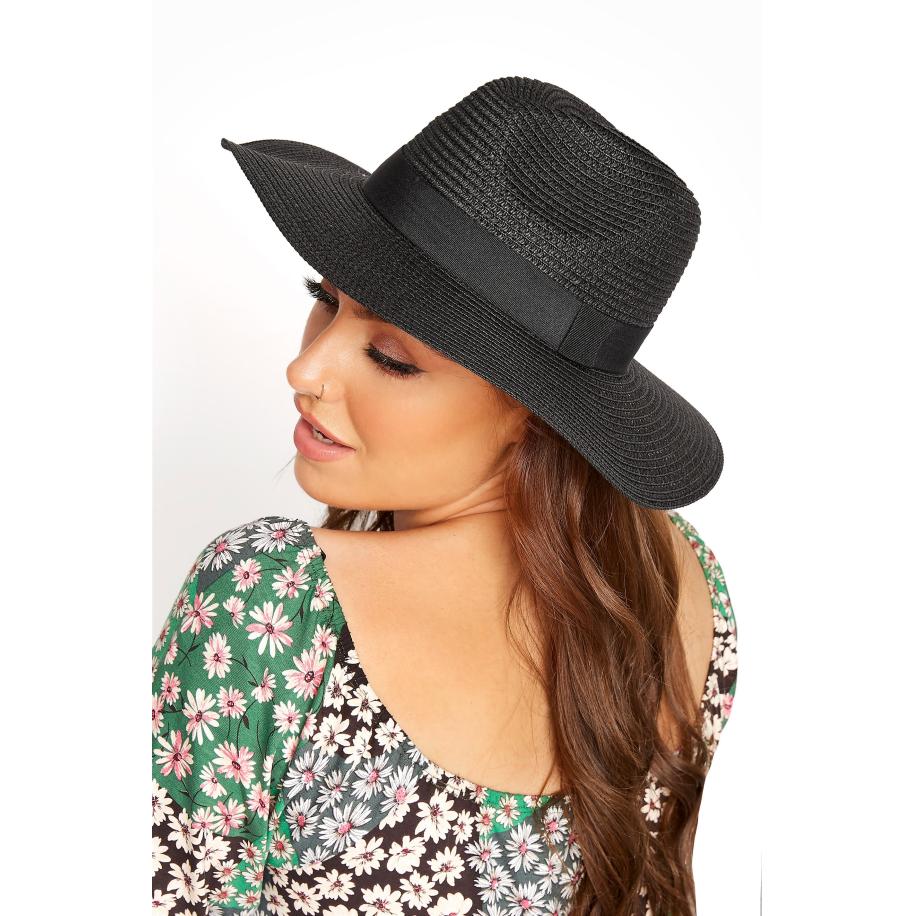 Yours Fedorahoed Van Stro In Zwartsize One Size Zwart