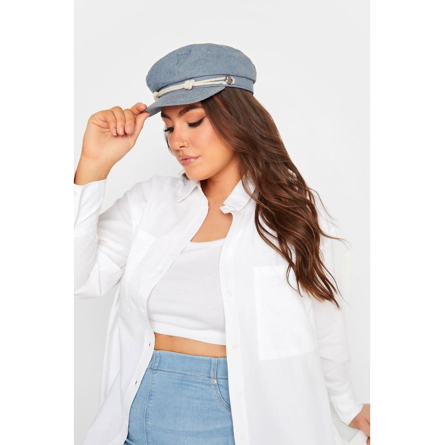 Yours Bakerboypet Van Denim Met Touwdetail In Blauwsize One Size Blauw