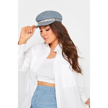 Yours Bakerboypet Van Denim Met Touwdetail In Blauwsize One Size