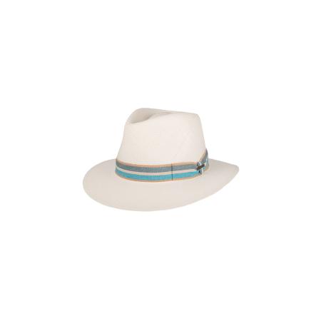 Hatland Hoed Charles Panama blauw