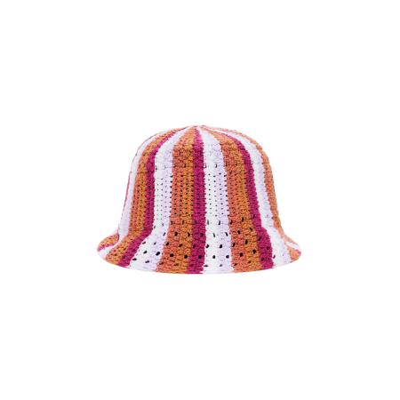 Desigual Desigual Hoed kreeft / donkeroranje / roodviolet / wit