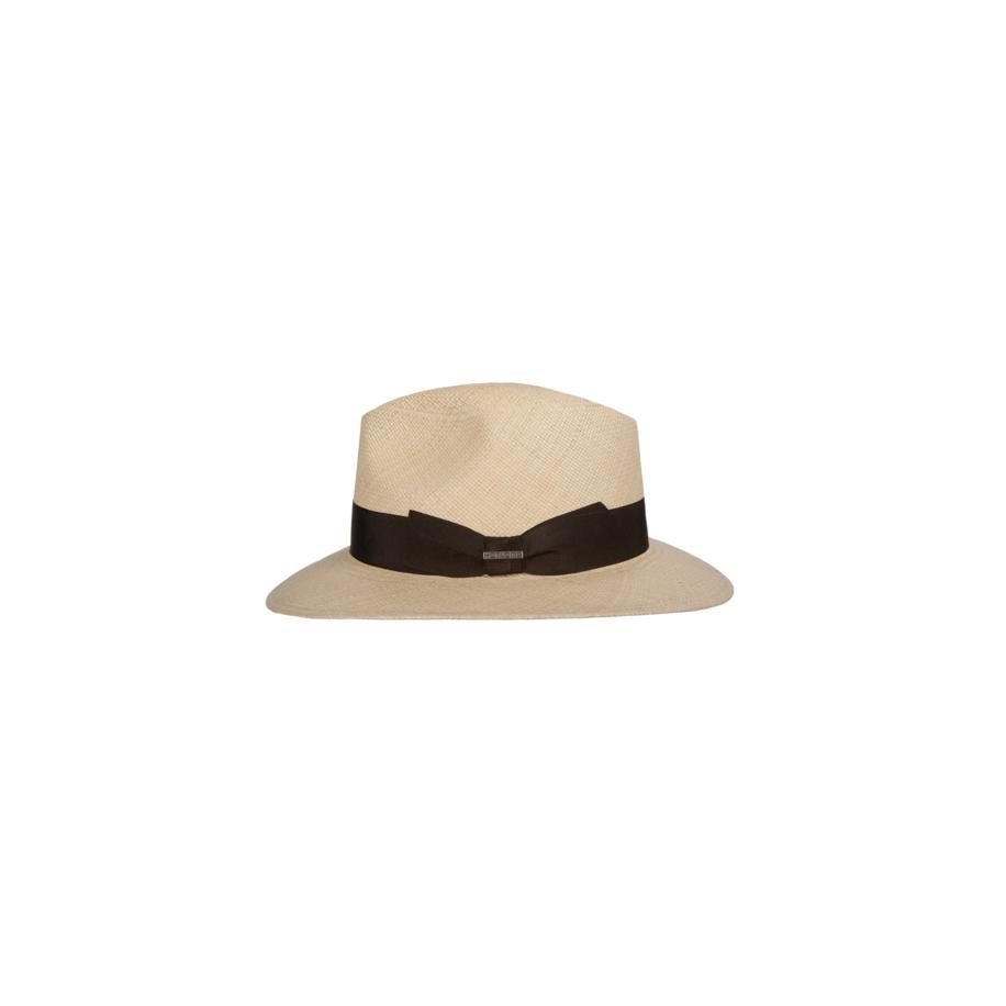 Hatland Hoed Stefano Panama beige Bruin