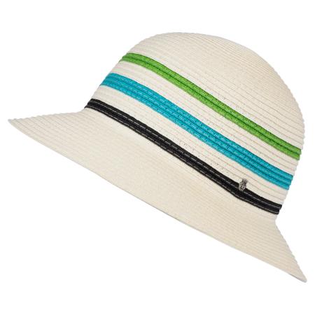 Roeckl Roeckl Hoed FUERTEVENTURA ecru / azuur / groen / zwart