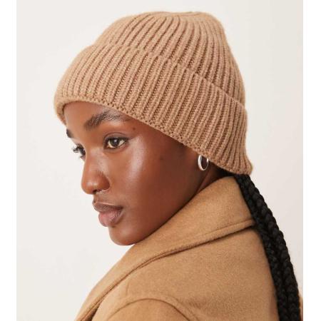 Sui Ava Nico Beanie in bruin-Neutraal