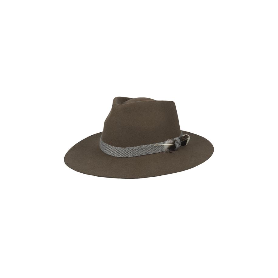 Hatland Hoed Callery - Wool hat chocoladebruin Bruin