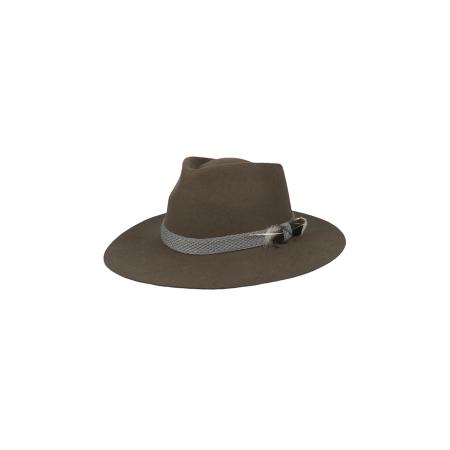 Hatland Hoed Callery - Wool hat chocoladebruin