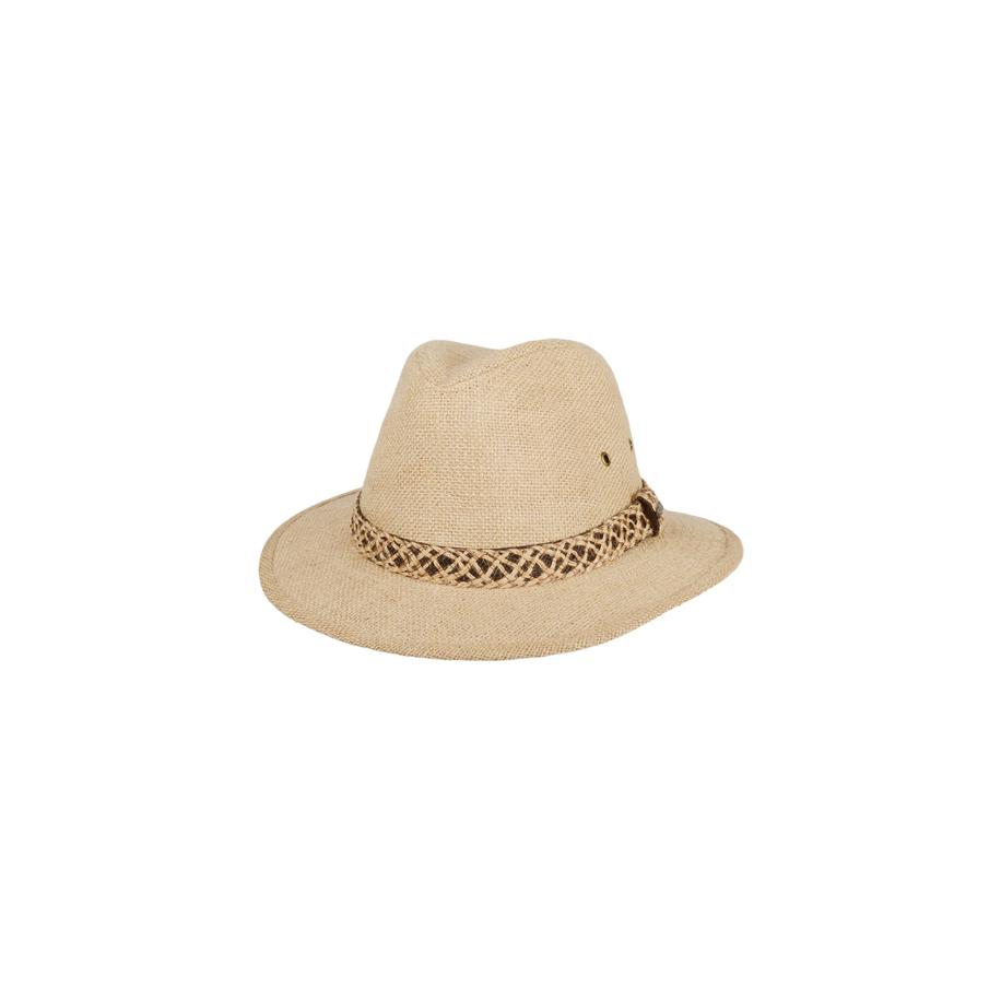 Hatland Hoed Bluford Hemp beige Bruin