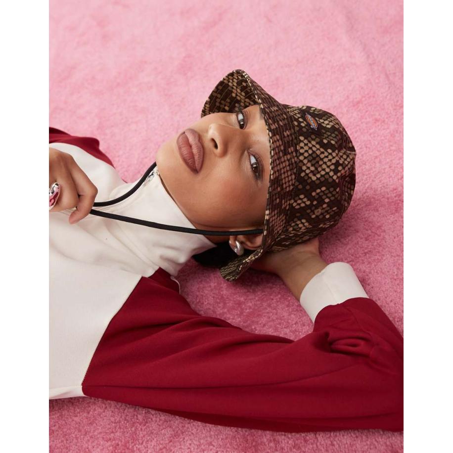 Dickies Camden Bucket hat in beige-Neutraal Multicolor