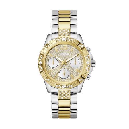 Guess GUESS Analoog horloge MAJESTY goud / zilver / transparant