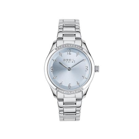 Breil Breil Analoog horloge Kyla lichtblauw / zilver
