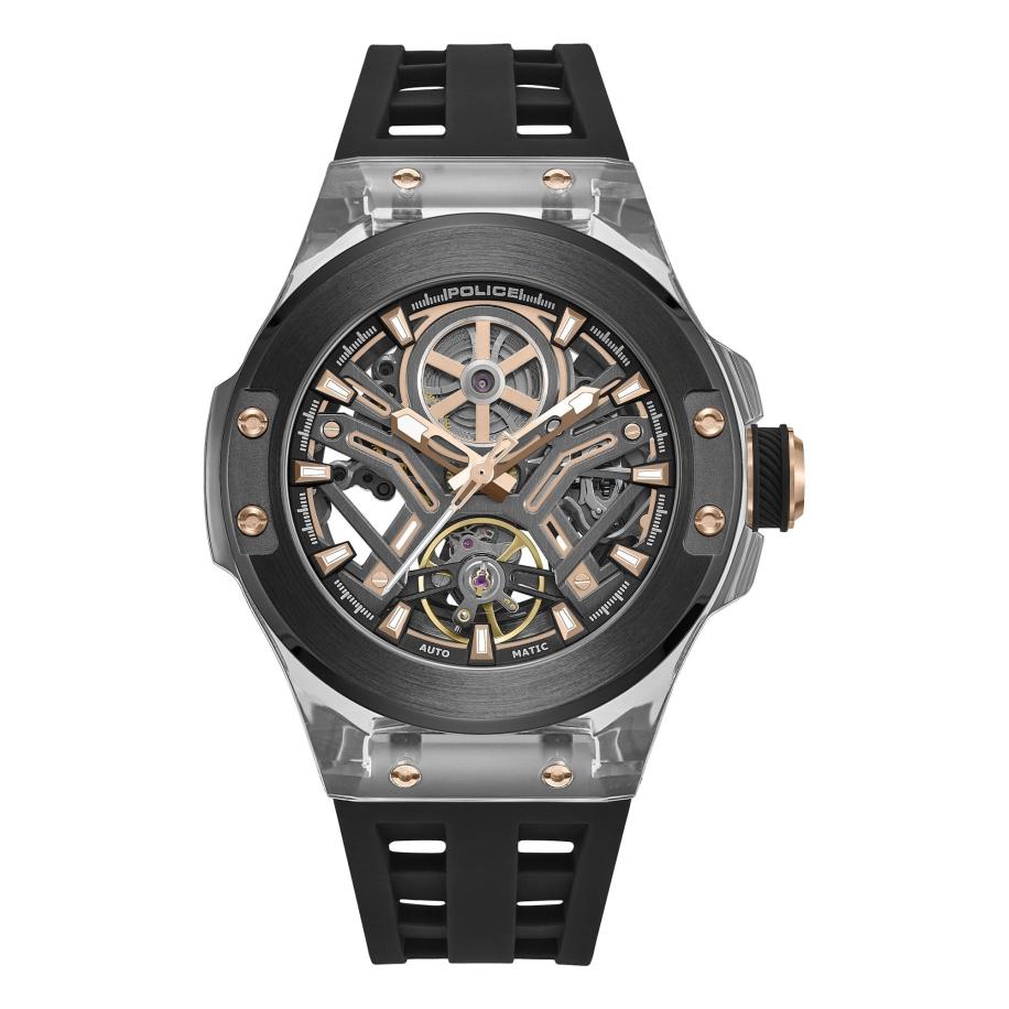 Police POLICE Analoog horloge Cyclone zwart -