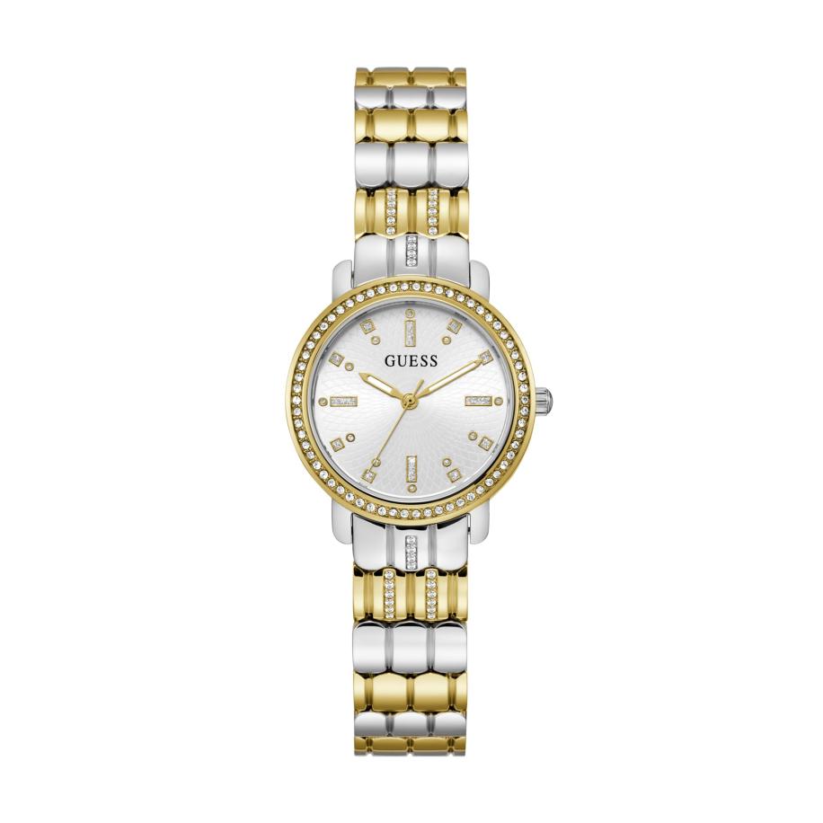 Guess GUESS Analoog horloge GD HAYLEY goud / zilver / wit -