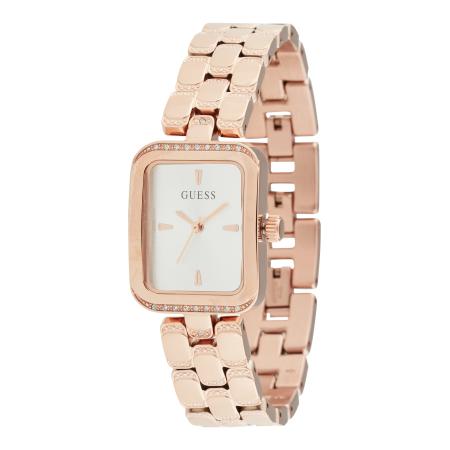 Guess GUESS Analoog horloge Isla rose-goud / transparant / offwhite