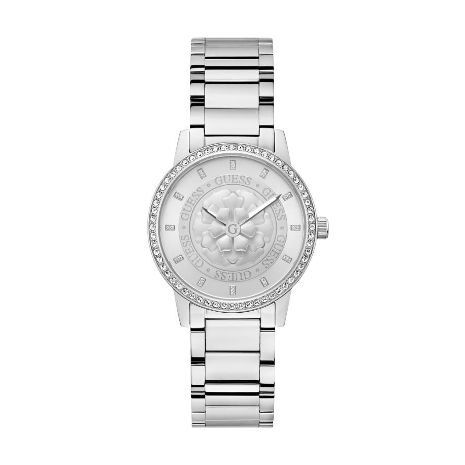Guess GUESS Analoog horloge PETAL zilver -