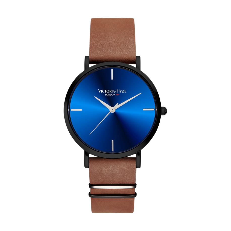 Victoria Hyde Victoria Hyde Analoog horloge saffier / sepia / zwart -