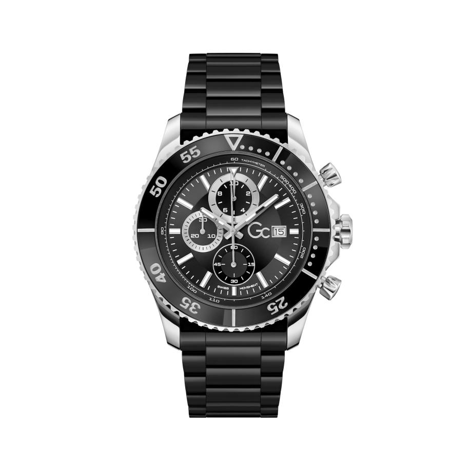 Gc Analoog horloge SpeedRacer zwart / zilver Zwart