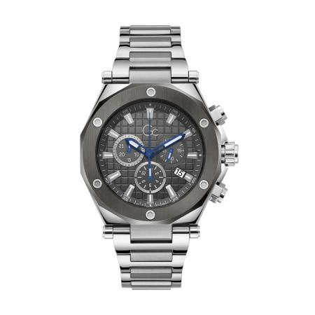 Gc Analoog horloge Legacy blauw / grijs / zilver