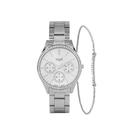 Lucardi Lucardi Analoog horloge zilver / transparant / wit