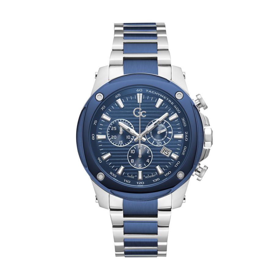 Gc Analoog horloge Brave kobaltblauw / zilver Blauw