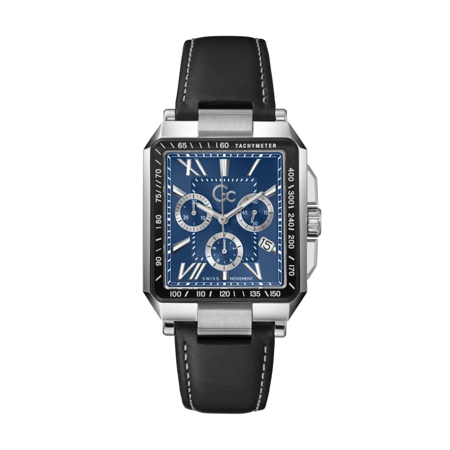 Gc Analoog horloge Elite navy / zwart / zilver Zwart