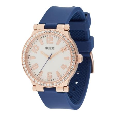 Guess GUESS Analoog horloge Fawn navy / rose-goud / offwhite