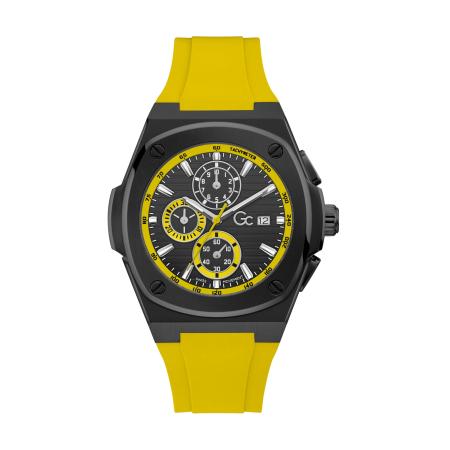 Gc Analoog horloge Coussin Shape Racing geel