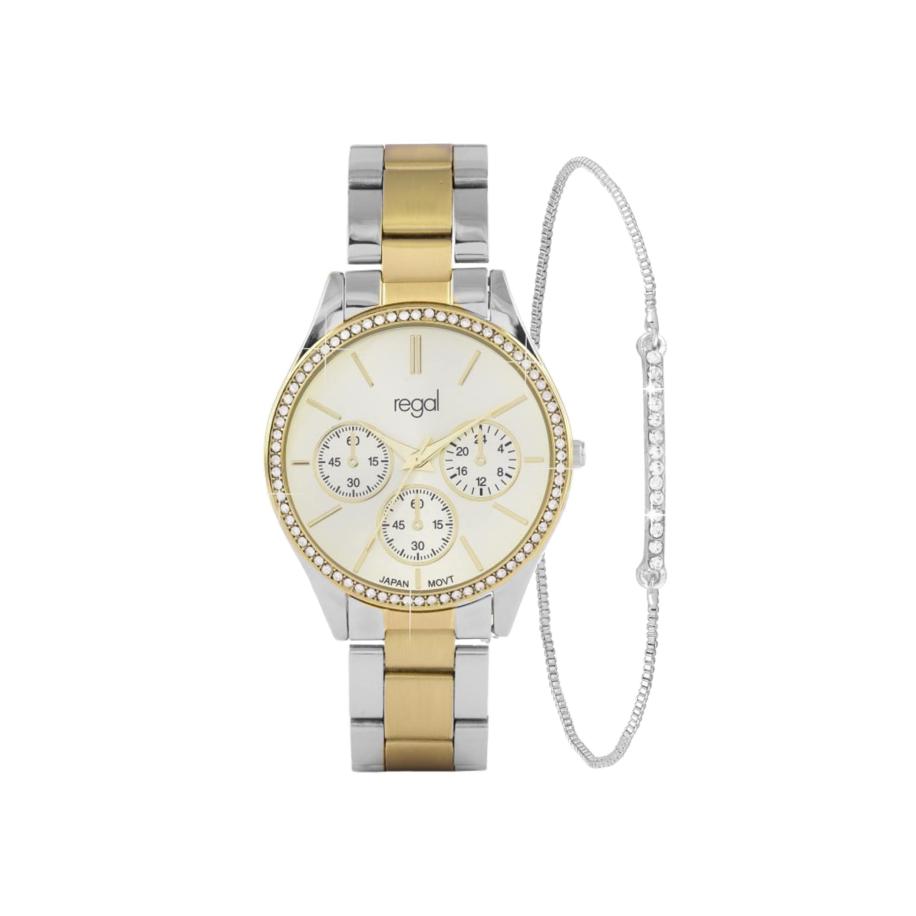 Lucardi Lucardi Analoog horloge goud / zilver / wit -