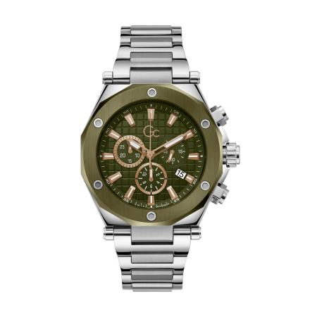 Gc Analoog horloge Legacy groen / zilver