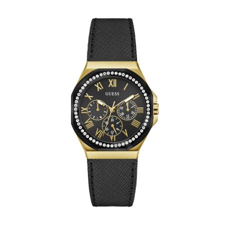 Guess GUESS Analoog horloge GLAZE goud / zwart