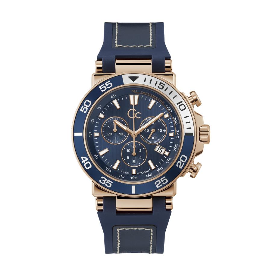 Gc Analoog horloge One Sport blauw / goud Blauw