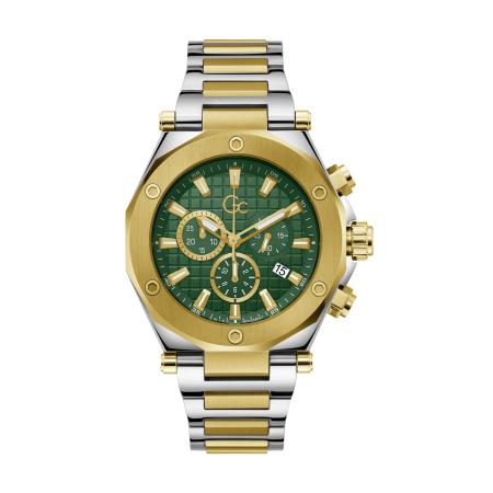 Gc Analoog horloge Legacy goud / groen / zilver
