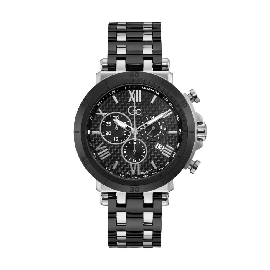 Gc Analoog horloge Insider zwart / zilver Zwart