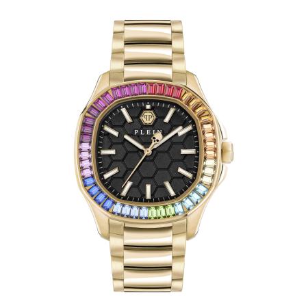 Philipp Plein Watches Analoog horloge lichtblauw / goud / mauve / zwart