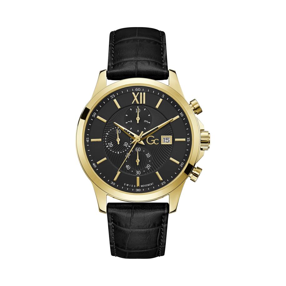 GC Gc Analoog horloge goud / zwart -