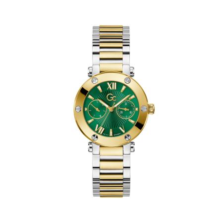 Gc Analoog horloge Aura goud / groen / zilver