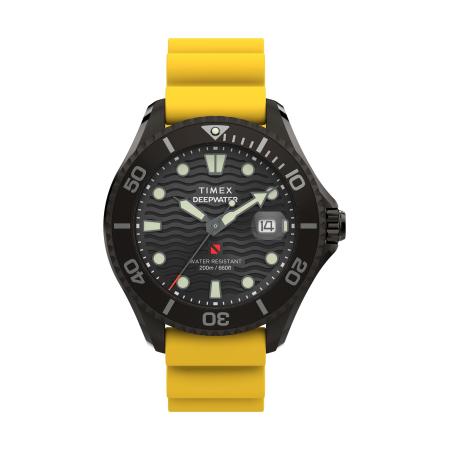 TIMEX Analoog horloge Meridian geel / grijs / zwart