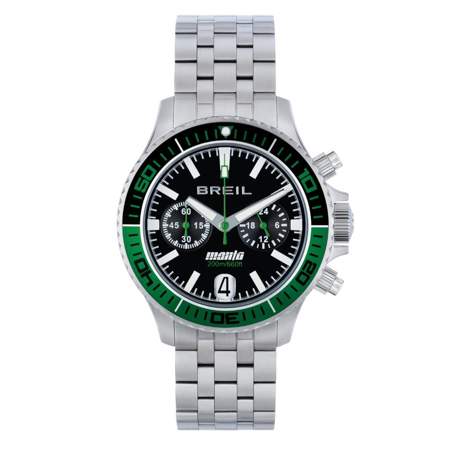Breil Breil Analoog horloge Manta P.R.O. groen / zwart / zilver -