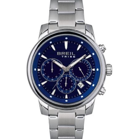 Breil Breil Analoog horloge Caliber navy / enziaan / zilver