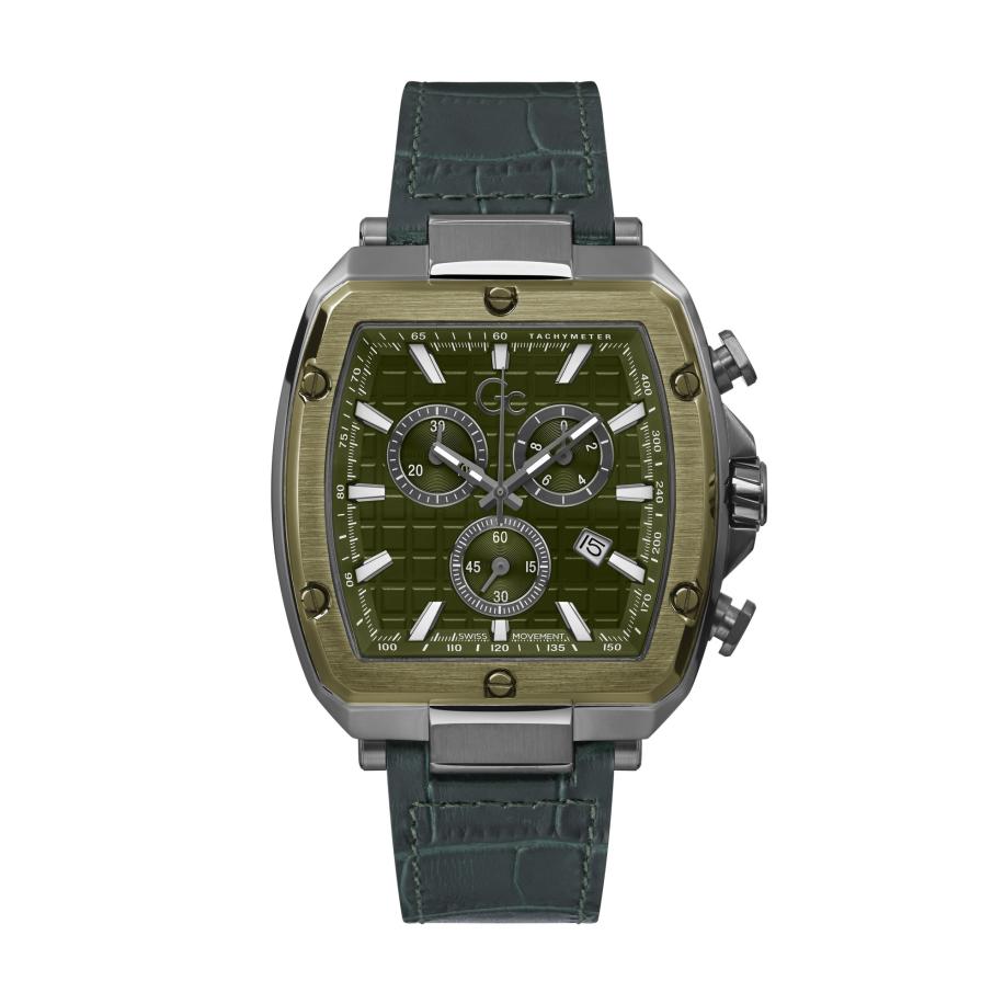 Gc Analoog horloge Spirit Tonneau groen / spar Groen