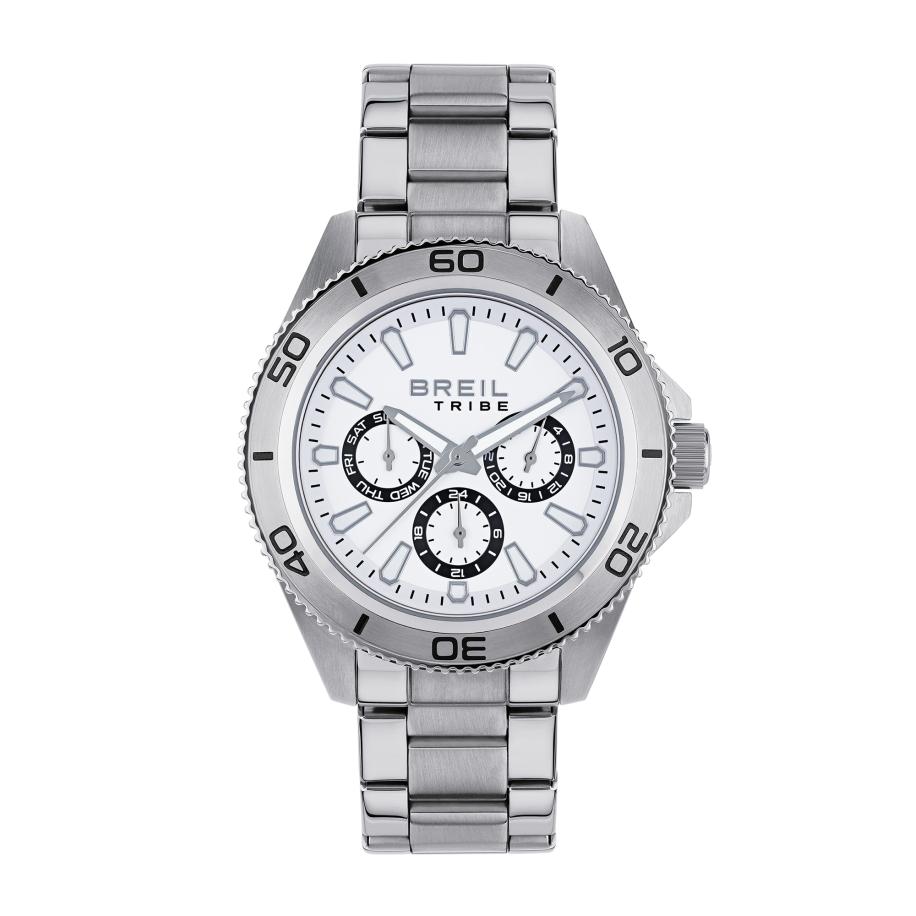 Breil Breil Analoog horloge Challenge zilver / wit -