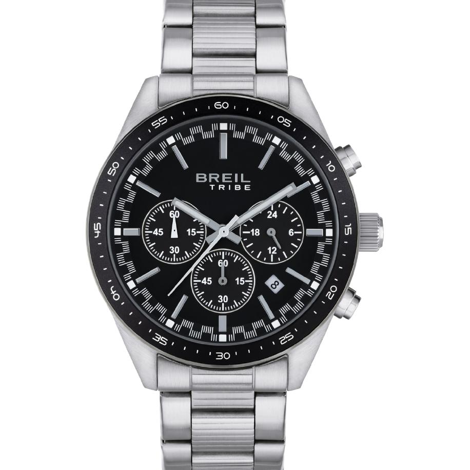 Breil Breil Analoog horloge Fast zwart / zilver -