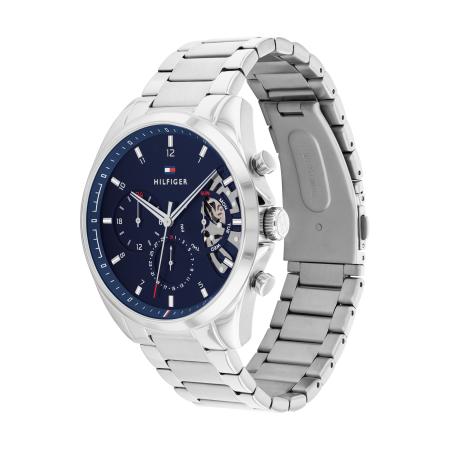 Tommy Hilfiger TOMMY HILFIGER Analoog horloge blauw / zilver